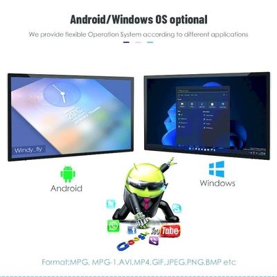 Business Advertising Screen Digital Signage Touchscreen Tft 1080P