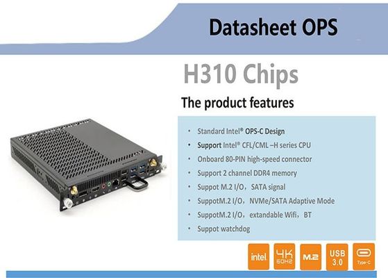 MINI PC Intel I3 I5 I7 9th 10th GEN CPU 8GB 16GB 256GB OPS PC Desk Computer