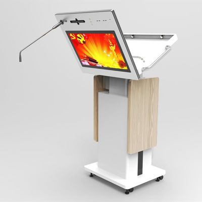 Teaching Smart Classroom Podium Digital Interactive Touch Screen Podium