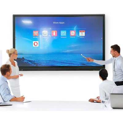LED Interactive Panels 65" 75" IR Touch Screen Display Smart Whiteboard
