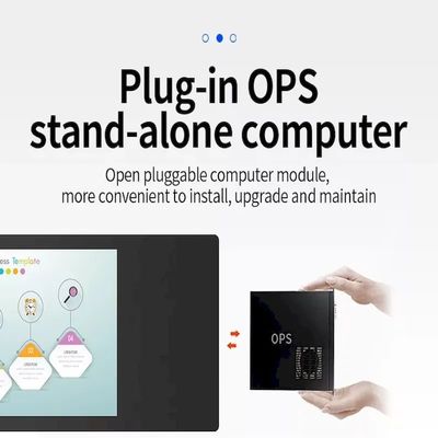 75inch LCD Education Interactive Whiteboard Capacitive Blackboard For Class