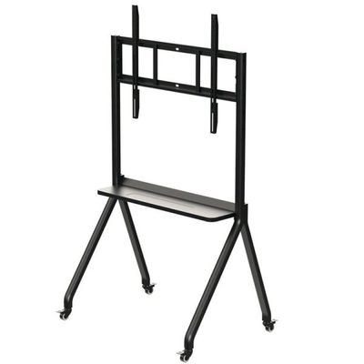 Whiteboard Portable Mobile TV Monitor Stand 2.5" Wheels Braking ODM SGS