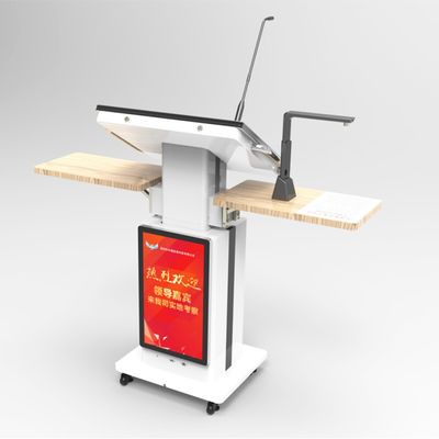 Teaching Smart Classroom Podium Digital Interactive Touch Screen Podium