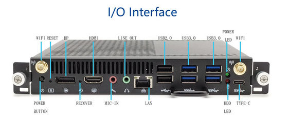 MINI PC Intel I3 I5 I7 9th 10th GEN CPU 8GB 16GB 256GB OPS PC Desk Computer