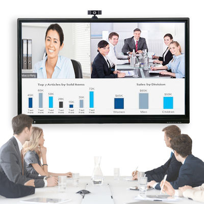 Interactive Whiteboard Smart Board 4K Touch Android 11 OS Camera Screen Display